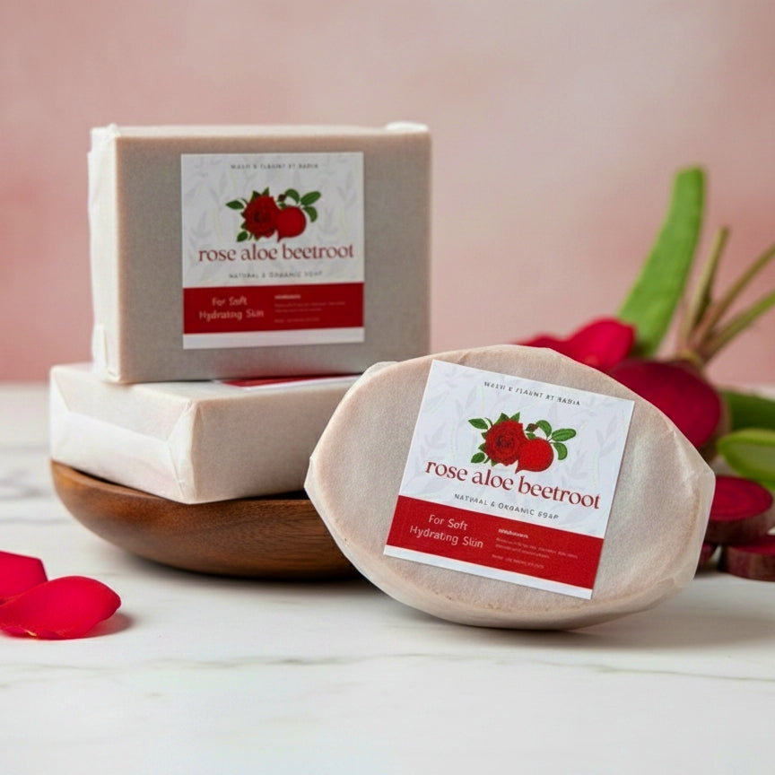Rose Aloe Vera Beetroot Soap